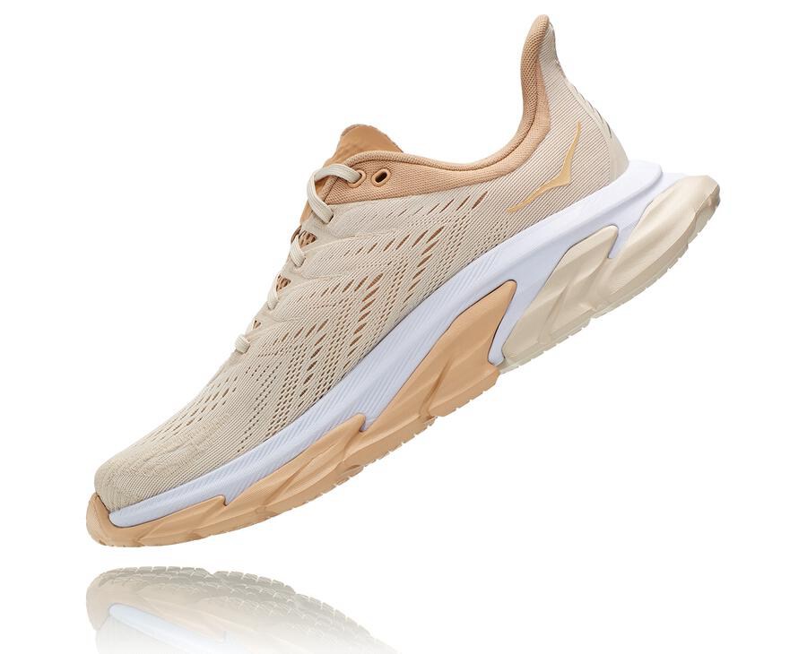 Tenis Hoka One One Feminino Bege - Clifton Edge - 243-MSBYGJ